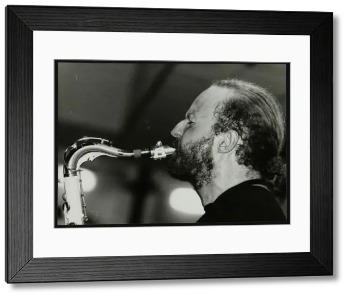 Framed Print : Mornington Lockett playing tenor saxophone at The Fairway, Welwyn Garden City, Hertfordshire, 1992 Framed Print : Mornington Lockett playing tenor saxophone at The Fairway, Welwyn Garden City, Hertfordshire, 1992