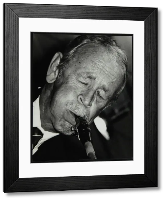 Framed Print : Spike Robinson playing tenor saxophone at The Fairway, Welwyn Garden City, Hertfordshire, 1992 Framed Print : Spike Robinson playing tenor saxophone at The Fairway, Welwyn Garden City, Hertfordshire, 1992