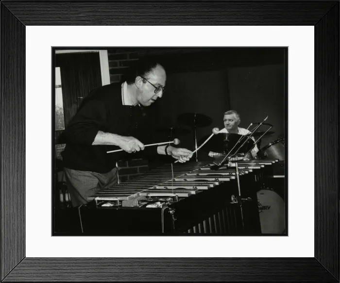 Framed Print : Roger Nobes and Johnny Richardson playing at The Fairway, Welwyn Garden City, Hertfordshire, 1991 Framed Print : Roger Nobes and Johnny Richardson playing at The Fairway, Welwyn Garden City, Hertfordshire, 1991
