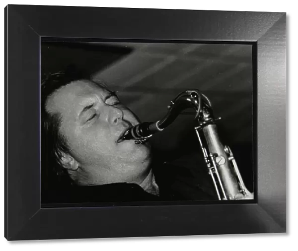 Tenor saxophonist Frank Griffith playing at The Fairway, Welwyn Garden City, Hertfordshire, 2000