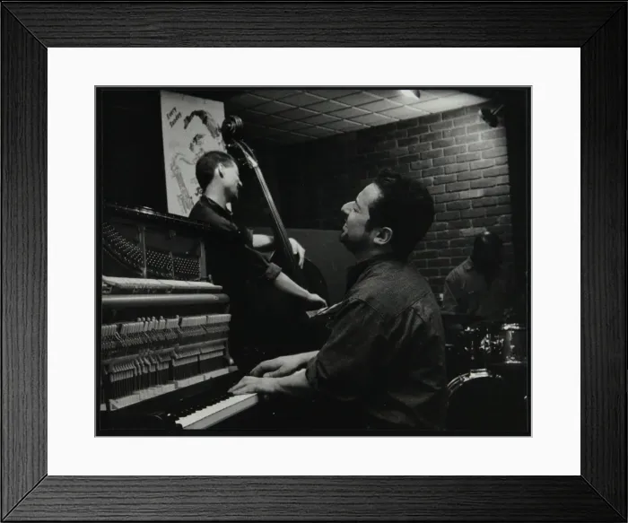 Framed Print : The Jonathan Gee Trio in concert at The Fairway, Welwyn Garden City, Hertfordshire, 7 February 1999