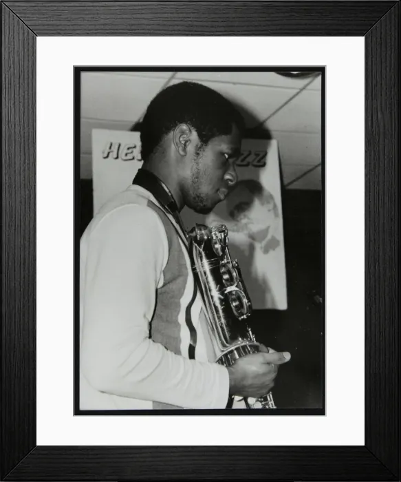 Framed Print : Saxophonist Nathaniel Facey at The Fairway, Welwyn Garden City, Hertfordshire, 25 January 2004 Framed Print : Saxophonist Nathaniel Facey at The Fairway, Welwyn Garden City, Hertfordshire, 25 January 2004