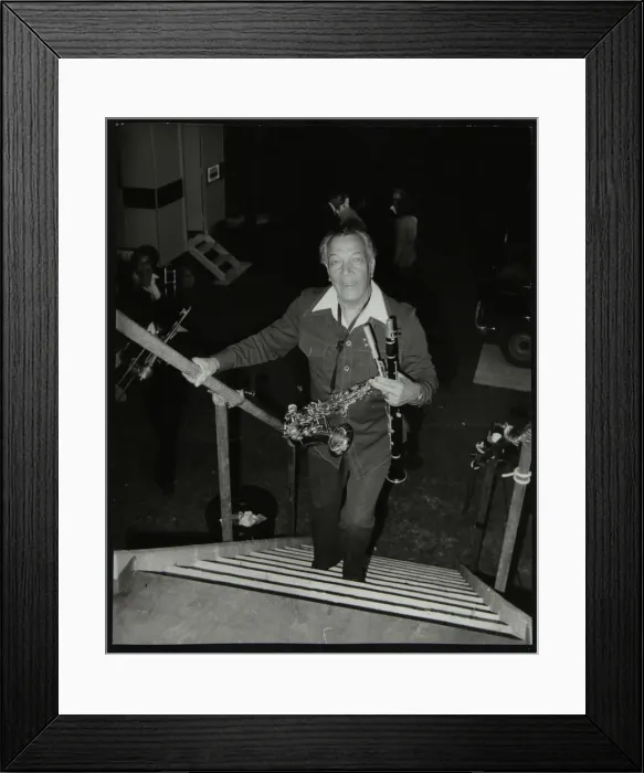 Framed Print : Earle Warren of the Lionel Hampton Orchestra at the Newport Jazz Festival, Middlesbrough, 1978 Framed Print : Earle Warren of the Lionel Hampton Orchestra at the Newport Jazz Festival, Middlesbrough, 1978