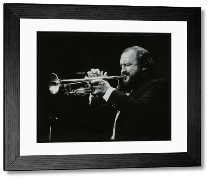 Framed Print : Trumpeter Keith Smith playing at Stevenage, Hertfordshire, 1984. Artist: Denis Williams Framed Print : Trumpeter Keith Smith playing at Stevenage, Hertfordshire, 1984. Artist: Denis Williams