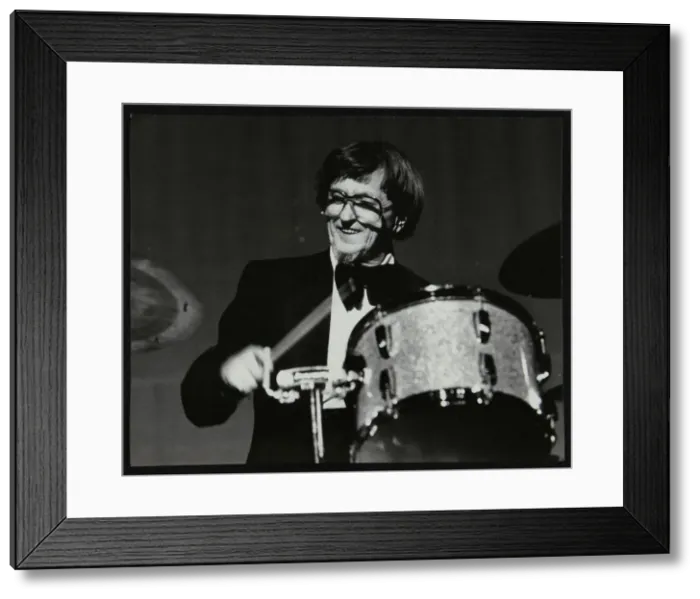 Framed Print : Drummer Barrett Deems playing in Stevenage, Hertfordshire, 1984. Artist: Denis Williams Framed Print : Drummer Barrett Deems playing in Stevenage, Hertfordshire, 1984. Artist: Denis Williams