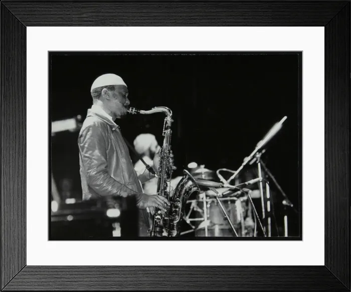 Framed Print : George Adams (tenor saxophone) playing at the Newport Jazz Festival, Middlesbrough, 1978 Framed Print : George Adams (tenor saxophone) playing at the Newport Jazz Festival, Middlesbrough, 1978