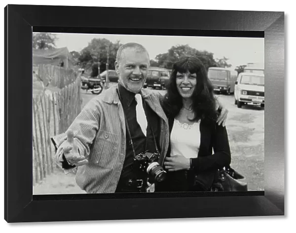 Photographer Denis Williams with Lena Antonis, Capital Radio Jazz Festival, London, July 1979