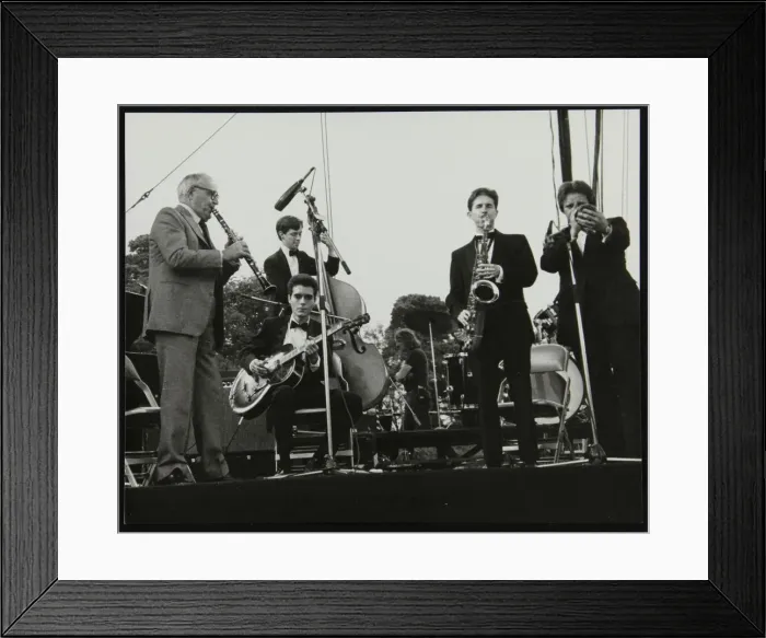 Framed Print : Jazz at Knebworth, Hertfordshire, 1982. Artist: Denis Williams Framed Print : Jazz at Knebworth, Hertfordshire, 1982. Artist: Denis Williams