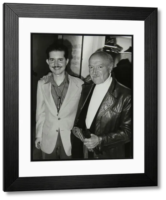 Framed Print : Saxophonists Scott Hamilton and Bud Freeman, Pizza Express, London, 16 February 1979 Framed Print : Saxophonists Scott Hamilton and Bud Freeman, Pizza Express, London, 16 February 1979