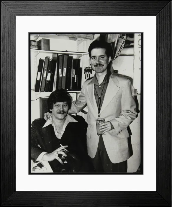 Framed Print : Warren Vache and Scott Hamilton at the Pizza Express, London, 16 February, 1979. Artist Framed Print : Warren Vache and Scott Hamilton at the Pizza Express, London, 16 February, 1979. Artist