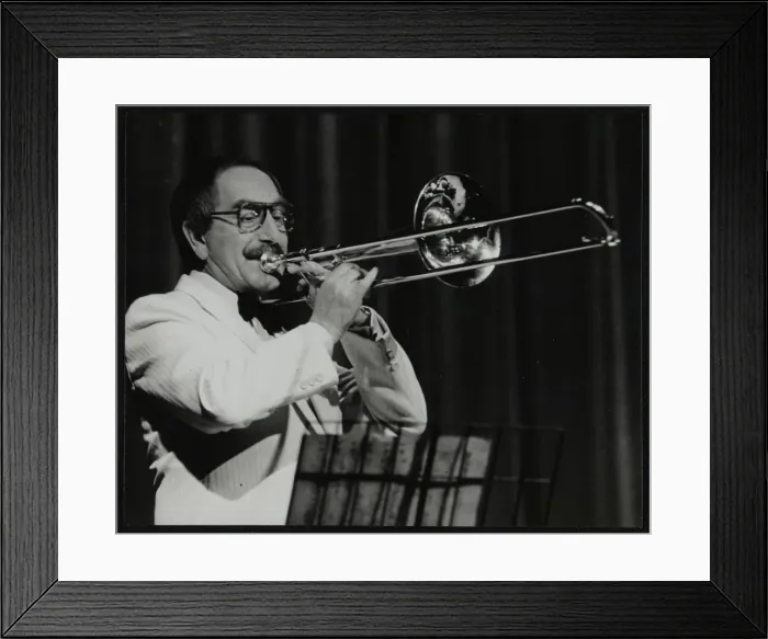 Framed Print : Don Lusher, trombonist and bandleader of the Ted Heath Orchestra. Artist: Denis Williams Framed Print : Don Lusher, trombonist and bandleader of the Ted Heath Orchestra. Artist: Denis Williams
