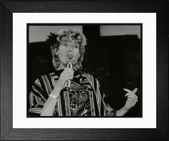 Framed Print : Barbara Jay in concert with Tommy Whittle. Artist: Denis Williams Framed Print : Barbara Jay in concert with Tommy Whittle. Artist: Denis Williams
