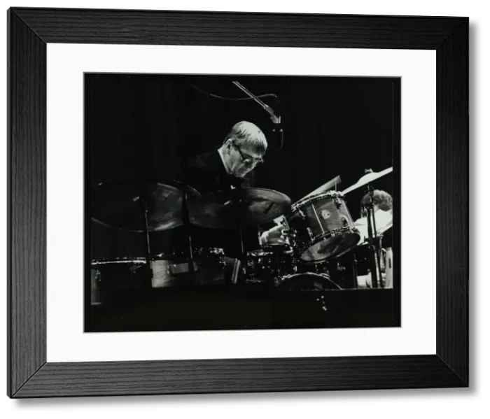 Framed Print : Jack Parnell playing at the Forum Theatre, Hatfield, Hertfordshire, 18 November 1983 Framed Print : Jack Parnell playing at the Forum Theatre, Hatfield, Hertfordshire, 18 November 1983