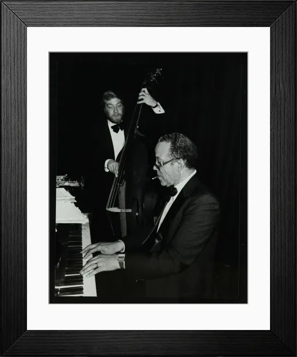Framed Print : Len Skeat (bass) and Bobby Tucker (piano) playing at the Forum Theatre, Hatfield Framed Print : Len Skeat (bass) and Bobby Tucker (piano) playing at the Forum Theatre, Hatfield