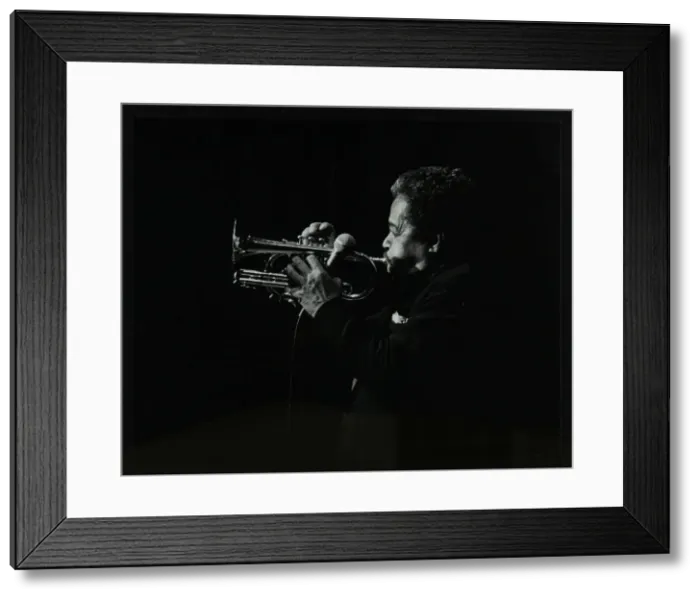 Framed Print : Billy Eckstine playing the flugelhorn at the Forum Theatre, Hatfield, Hertfordshire, 12 June 1980 Framed Print : Billy Eckstine playing the flugelhorn at the Forum Theatre, Hatfield, Hertfordshire, 12 June 1980