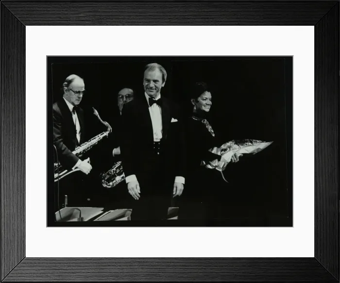 Framed Print : The Ted Heath Orchestra in concert at the Forum Theatre, Hatfield, Hertfordshire, 18 November 1983 Framed Print : The Ted Heath Orchestra in concert at the Forum Theatre, Hatfield, Hertfordshire, 18 November 1983