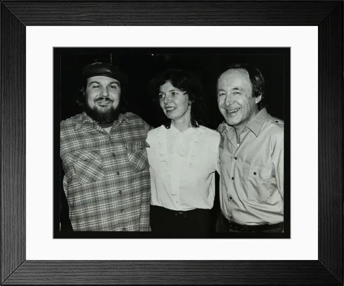 Framed Print : Musicians Dr John and Chris Barber at the Forum Theatre, Hatfield, Hertfordshire, 1981 Framed Print : Musicians Dr John and Chris Barber at the Forum Theatre, Hatfield, Hertfordshire, 1981