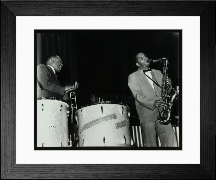 Framed Print : The Lionel Hampton Orchestra in concert at Colston Hall, Bristol, 1956 Framed Print : The Lionel Hampton Orchestra in concert at Colston Hall, Bristol, 1956