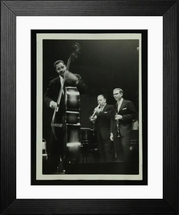 Framed Print : The Eddie Condon All Stars in concert, Colston Hall, Bristol, 1957