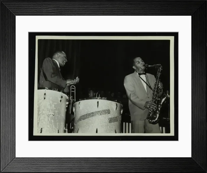 Framed Print : The Lionel Hampton Orchestra in concert at Colston Hall, Bristol, 1956 Framed Print : The Lionel Hampton Orchestra in concert at Colston Hall, Bristol, 1956