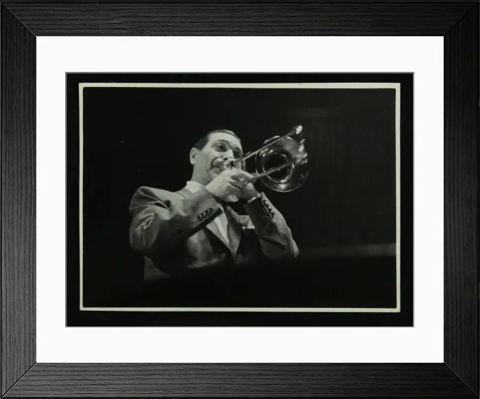 Framed Print : Jack Teagarden playing the trombone, 1950s. Artist: Denis Williams Framed Print : Jack Teagarden playing the trombone, 1950s. Artist: Denis Williams