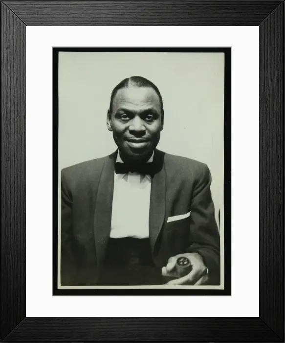 Framed Print : Portrait of American pianist Earl Fatha Hines, 1950s. Artist: Denis Williams Framed Print : Portrait of American pianist Earl Fatha Hines, 1950s. Artist: Denis Williams