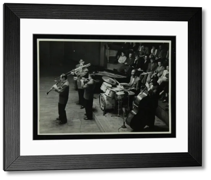 Framed Print : Jack Teagardens band in concert at Colston Hall, Bristol, 1957. Artist: Denis Williams Framed Print : Jack Teagardens band in concert at Colston Hall, Bristol, 1957. Artist: Denis Williams