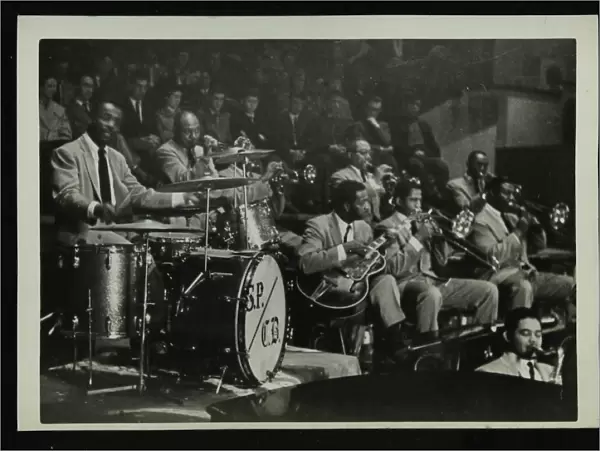 The Count Basie Orchestra in concert, c1950s. Artist: Denis Williams