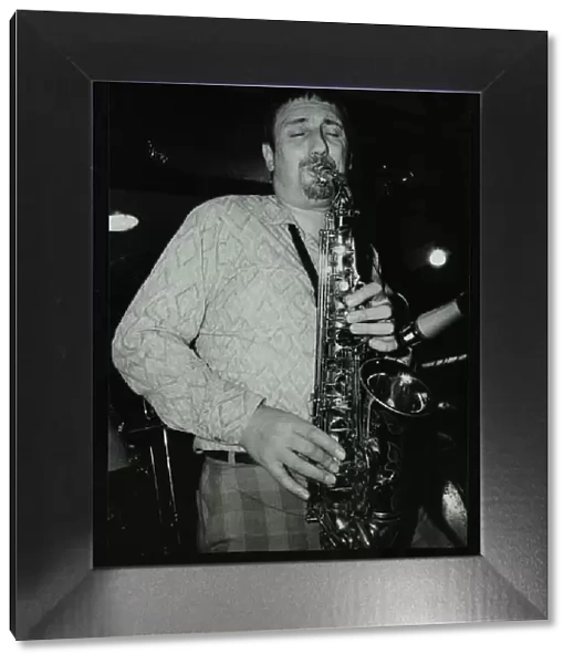 Saxophonist Peter King playing at The Bell, Codicote, Hertfordshire, 28 November 1982