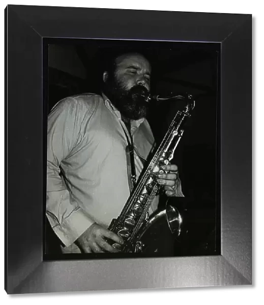 Saxophonist Don Weller playing at The Bell, Codicote, Hertfordshire, 28 October 1980