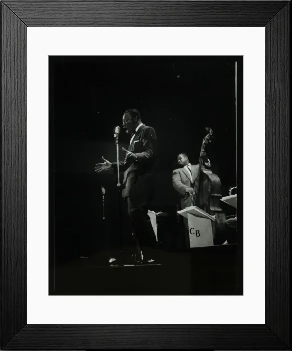 Framed Print : The Count Basie Orchestra in concert at Colston Hall, Bristol, 1957 Framed Print : The Count Basie Orchestra in concert at Colston Hall, Bristol, 1957