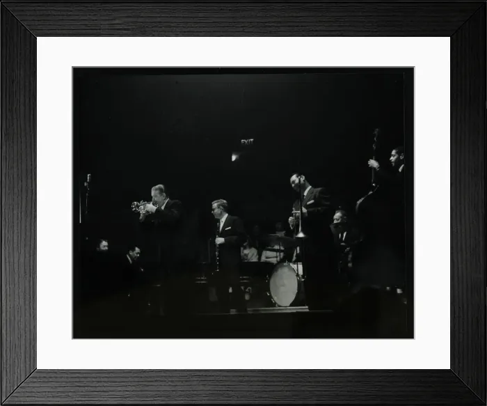 Framed Print : The Eddie Condon All Stars on stage at Colston Hall, Bristol, 1957 Framed Print : The Eddie Condon All Stars on stage at Colston Hall, Bristol, 1957