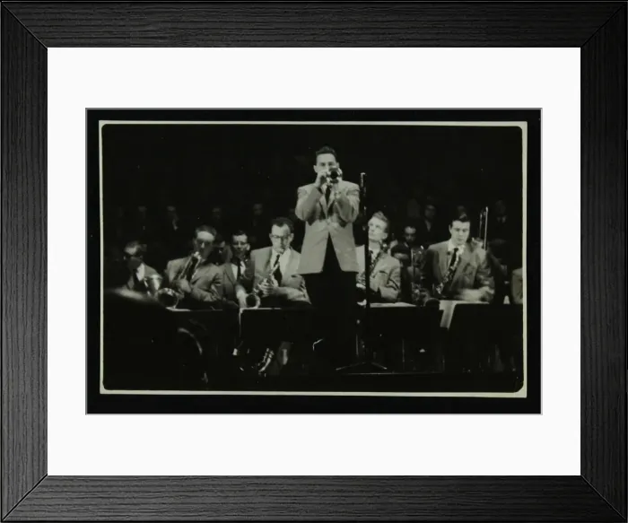 Framed Print : The Stan Kenton Orchestra in concert, 1956. Artist: Denis Williams Framed Print : The Stan Kenton Orchestra in concert, 1956. Artist: Denis Williams