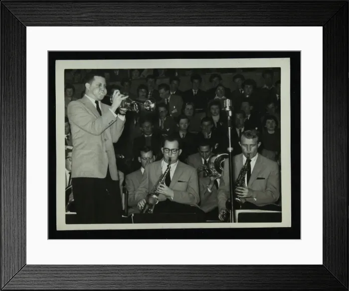 Framed Print : The Stan Kenton Orchestra in concert, 1956. Artist: Denis Williams Framed Print : The Stan Kenton Orchestra in concert, 1956. Artist: Denis Williams