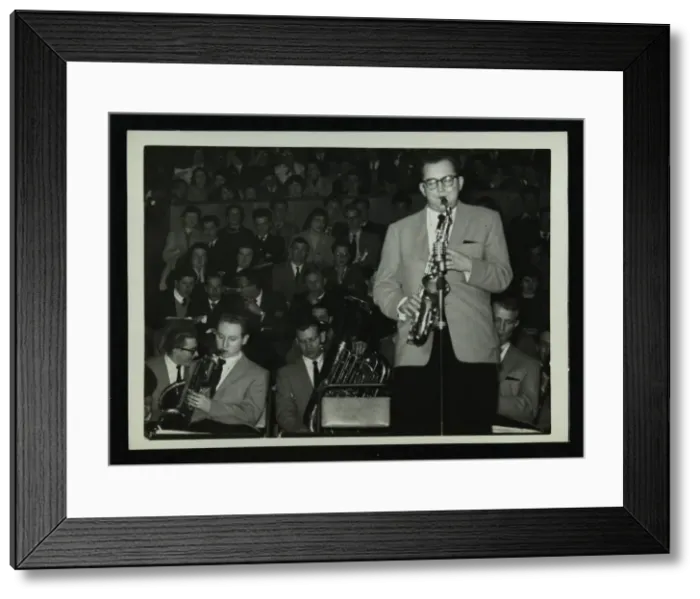 Framed Print : The Stan Kenton Orchestra in concert, 1956. Artist: Denis Williams Framed Print : The Stan Kenton Orchestra in concert, 1956. Artist: Denis Williams