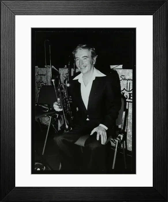 Framed Print : American jazz trumpeter Bill Berry. Artist: Denis Williams Framed Print : American jazz trumpeter Bill Berry. Artist: Denis Williams