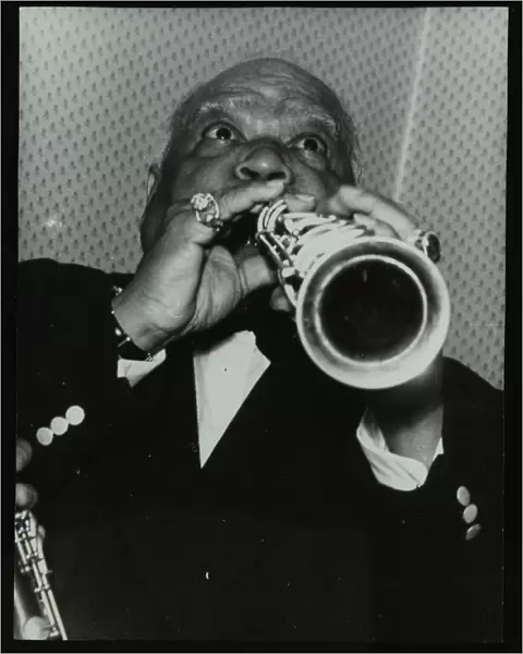 Legendary jazz clarinetist and saxophonist Sidney Bechet at Colston Hall, Bristol, 1956