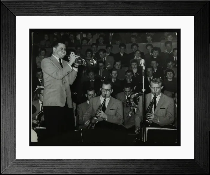 Framed Print : The Stan Kenton Orchestra in concert, 1956. Artist: Denis Williams Framed Print : The Stan Kenton Orchestra in concert, 1956. Artist: Denis Williams
