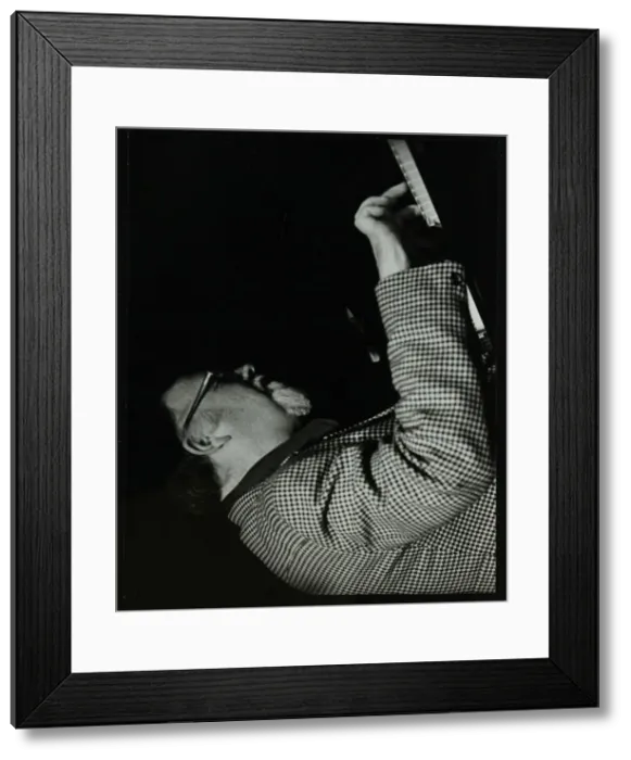 Framed Print : Colin Bates on the piano at The Stables, Wavendon, Buckinghamshire Framed Print : Colin Bates on the piano at The Stables, Wavendon, Buckinghamshire