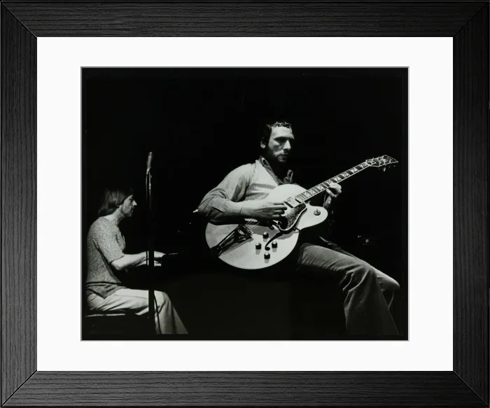 Framed Print : Phil Lee (guitar) and Michael Garrick (piano) playing at The Stables, Wavendon, Buckinghamshire Framed Print : Phil Lee (guitar) and Michael Garrick (piano) playing at The Stables, Wavendon, Buckinghamshire