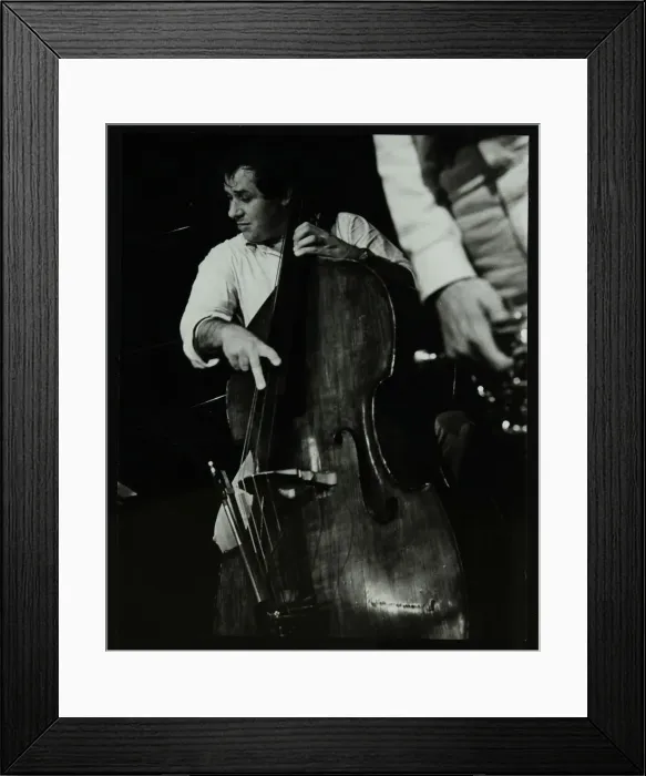Framed Print : Chris Laurence playing the double bass at The Stables, Wavendon, Buckinghamshire Framed Print : Chris Laurence playing the double bass at The Stables, Wavendon, Buckinghamshire