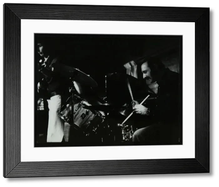 Framed Print : Steve Cook (bass guitar) and Alan Jackson (drums) playing at The Stables, Wavendon, Buckinghamshire Framed Print : Steve Cook (bass guitar) and Alan Jackson (drums) playing at The Stables, Wavendon, Buckinghamshire