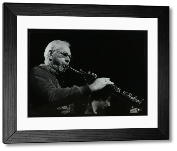 Framed Print : Don Rendell and Steve Cook playing at The Stables, Wavendon, Buckinghamshire. Artist Framed Print : Don Rendell and Steve Cook playing at The Stables, Wavendon, Buckinghamshire. Artist