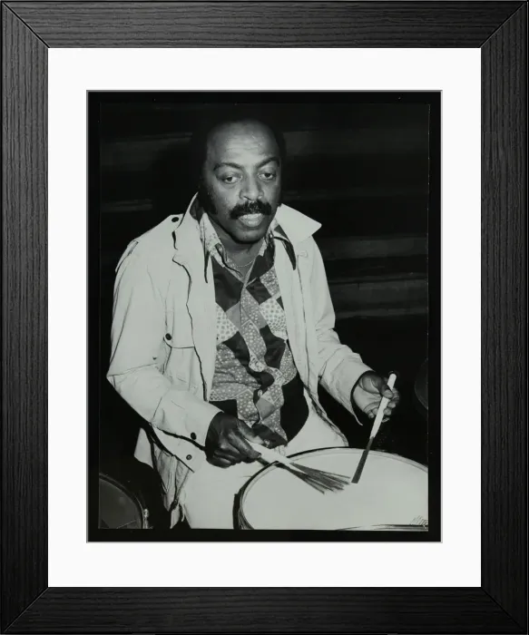Framed Print : Drummer Roy Haynes at the Capital Radio Jazz Festival, London, 1980 Framed Print : Drummer Roy Haynes at the Capital Radio Jazz Festival, London, 1980