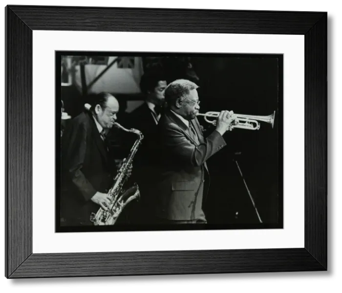 Framed Print : Arnett Cobb and Wallace Davenport playing at the Capital Radio Jazz Festival, Knebworth, 1981 Framed Print : Arnett Cobb and Wallace Davenport playing at the Capital Radio Jazz Festival, Knebworth, 1981