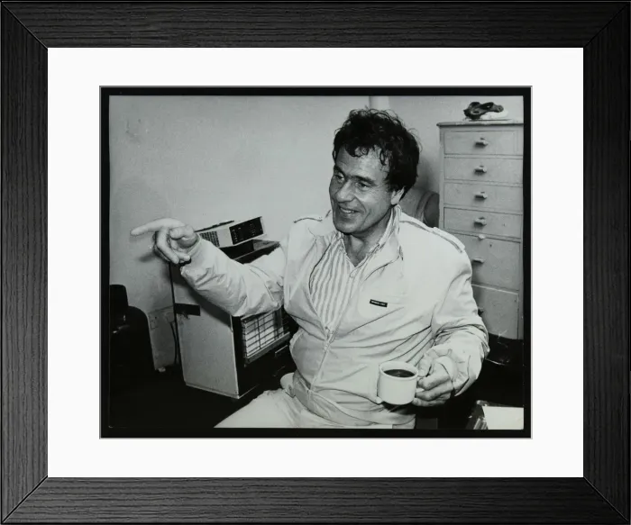 Framed Print : American trombonist and teacher Phil Wilson, London, 1985. Artist: Denis Williams Framed Print : American trombonist and teacher Phil Wilson, London, 1985. Artist: Denis Williams