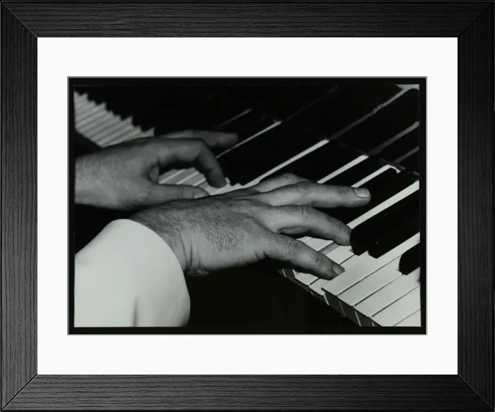 Framed Print : Pianist Brian Dees hands at work, Lansdowne Studios, Holland Park, London, 1989 Framed Print : Pianist Brian Dees hands at work, Lansdowne Studios, Holland Park, London, 1989