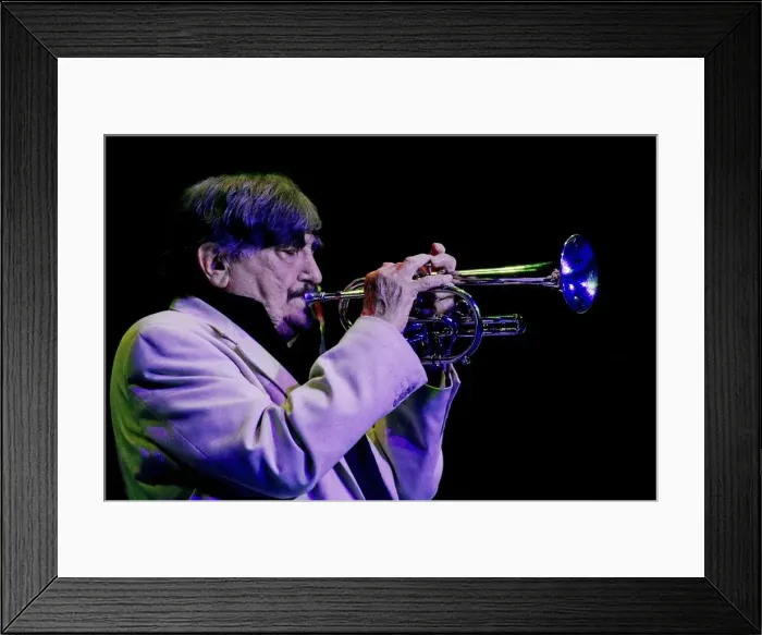 Framed Print : Kenny Ball, Dorking Halls, Dorking, Surrey. Artist: Brian O Connor Framed Print : Kenny Ball, Dorking Halls, Dorking, Surrey. Artist: Brian O Connor