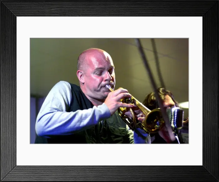 Framed Print : Damon Brown, Jazz Hastings, Hastings. Artist: Brian O Connor Framed Print : Damon Brown, Jazz Hastings, Hastings. Artist: Brian O Connor