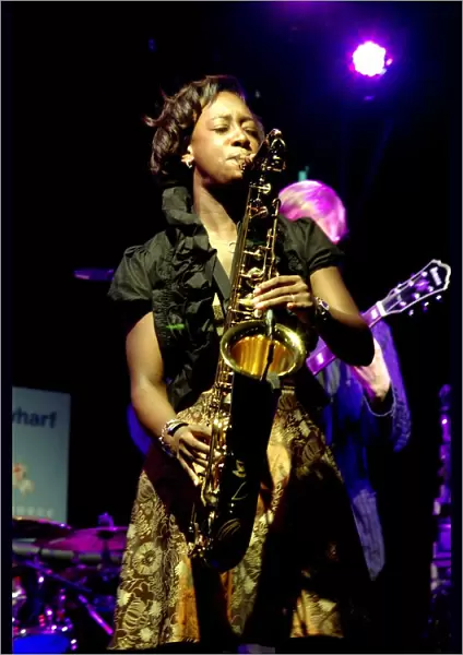 YolanDa Brown, British saxophonist and composer, Imperial Wharf Jazz Festival, London
